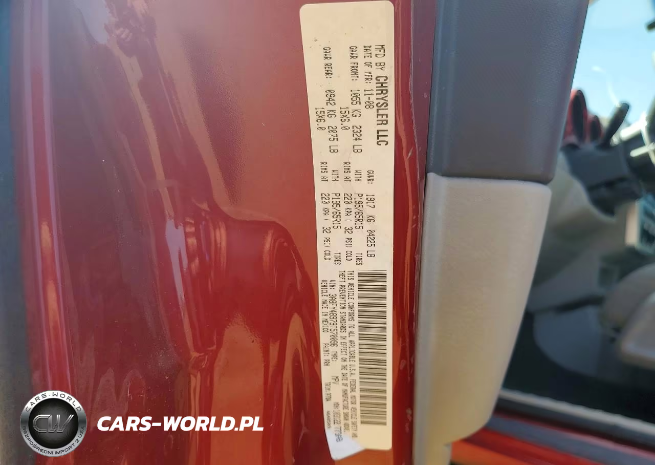 2009 Chrysler Pt Cruiser VIN:3A8FY48979T570096 - 12