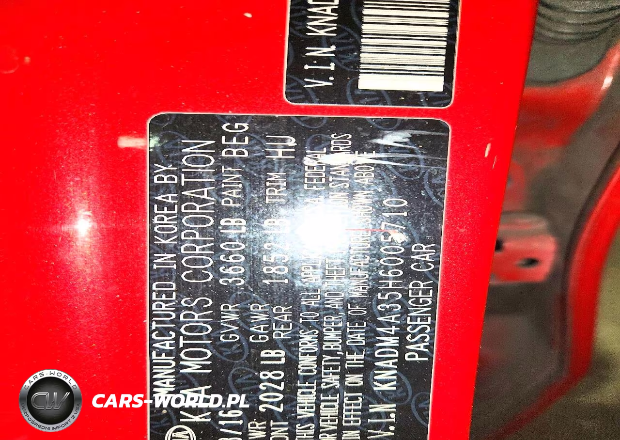 2017 Kia Rio Lx VIN:KNADM4A35H6005710 - 12