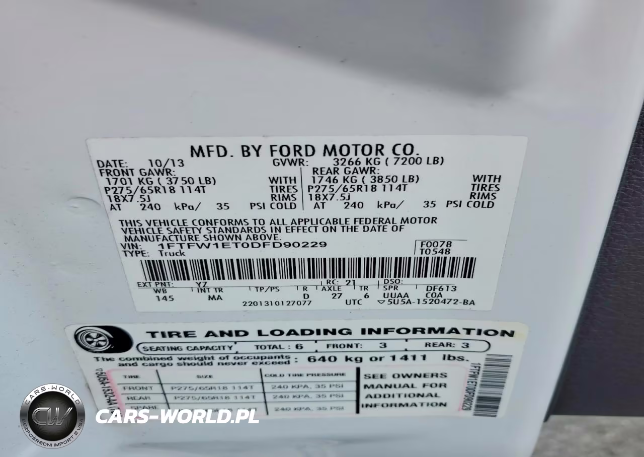 2013 Ford F150 Supercrew VIN:1FTFW1ET0DFD90229 - 12