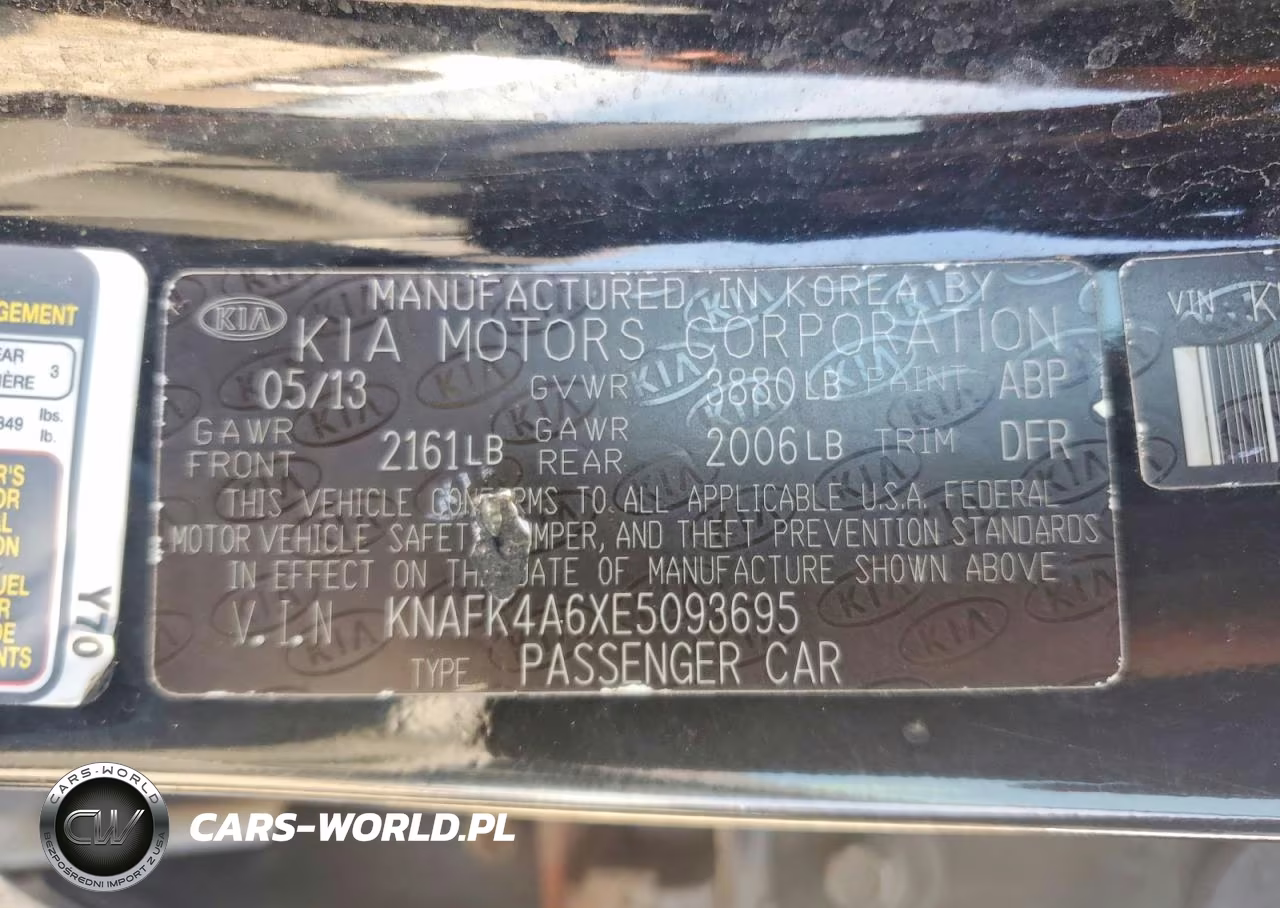 2014 Kia Forte Lx VIN:KNAFK4A6XE5093695 - 12