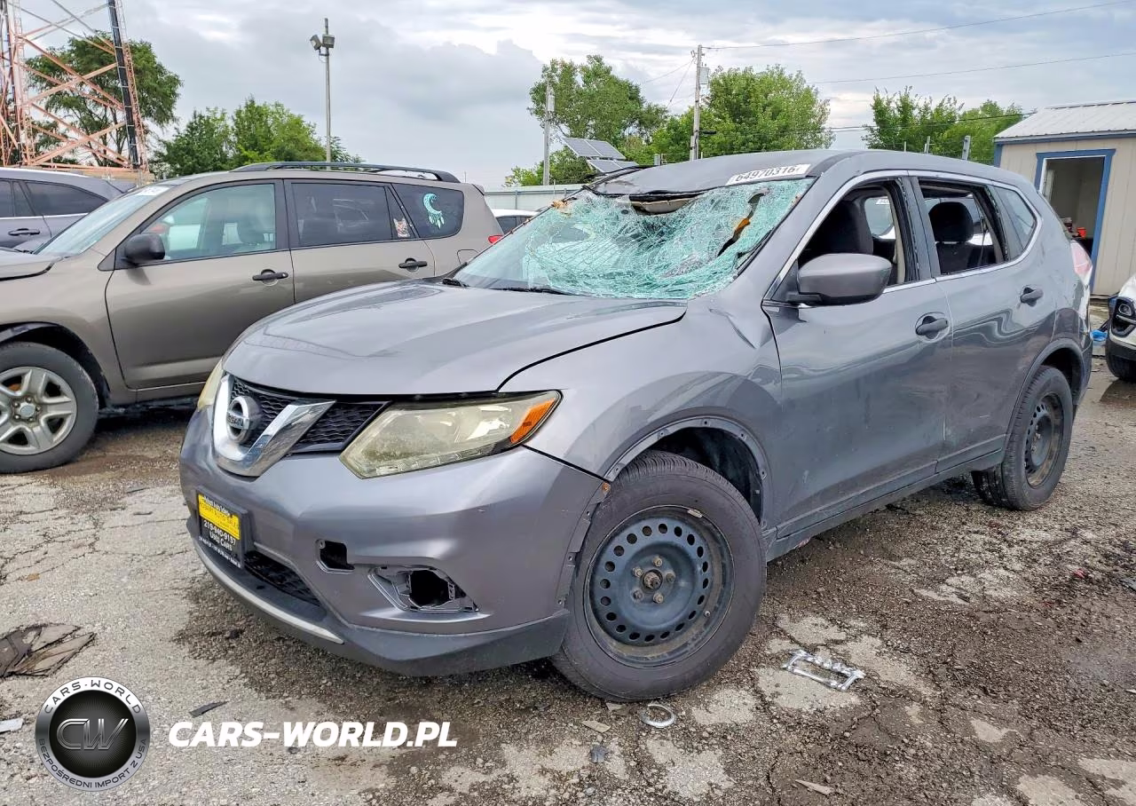 2016 Nissan Rogue S VIN:KNMAT2MV7GP645839 - 1
