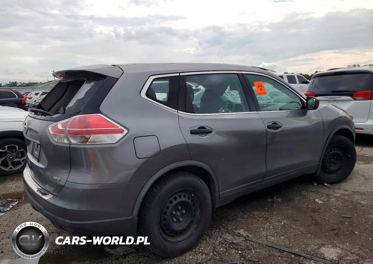 2016 Nissan Rogue S VIN:KNMAT2MV7GP645839 - 3