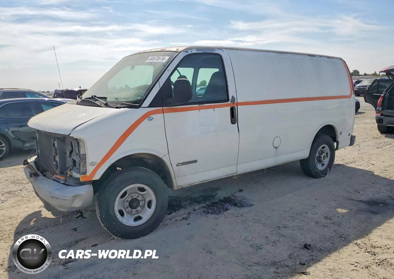 2002 Chevrolet Express G2500 Delivery Van VIN:1GCGG25R221179622 - 1