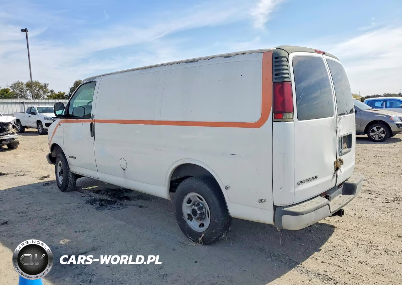2002 Chevrolet Express G2500 Delivery Van VIN:1GCGG25R221179622 - 2