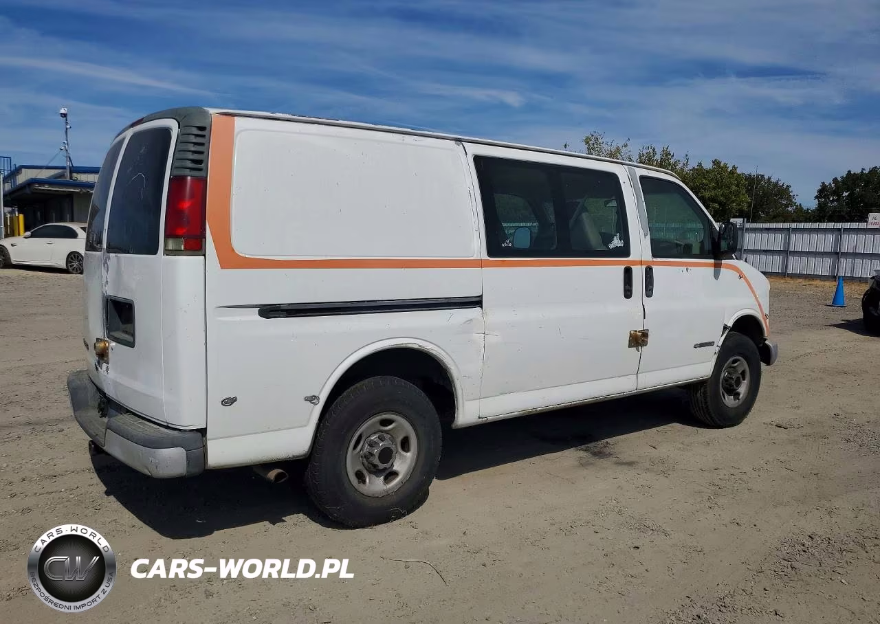 2002 Chevrolet Express G2500 Delivery Van VIN:1GCGG25R221179622 - 3