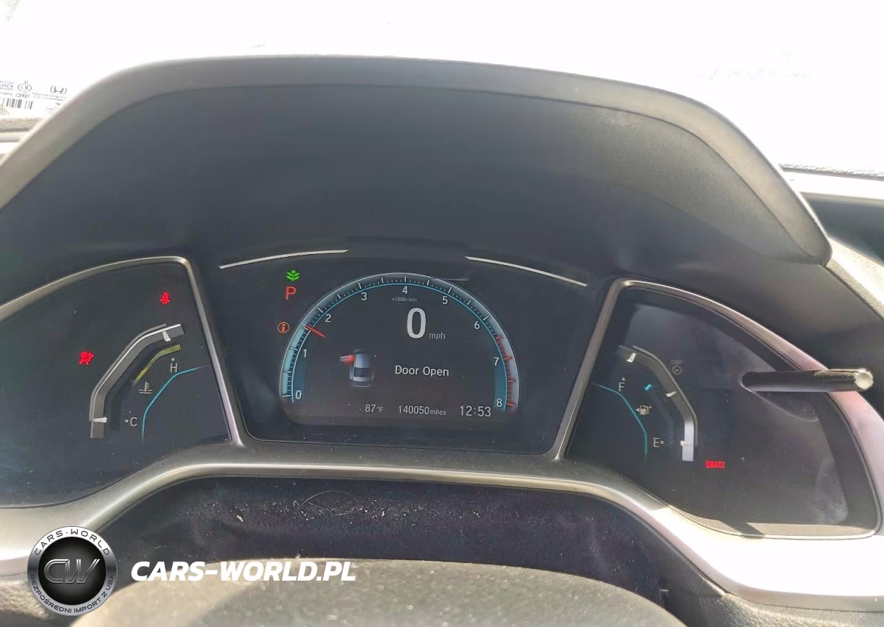 2021 Honda Civic Ex VIN:19XFC1F38ME201280 - 9