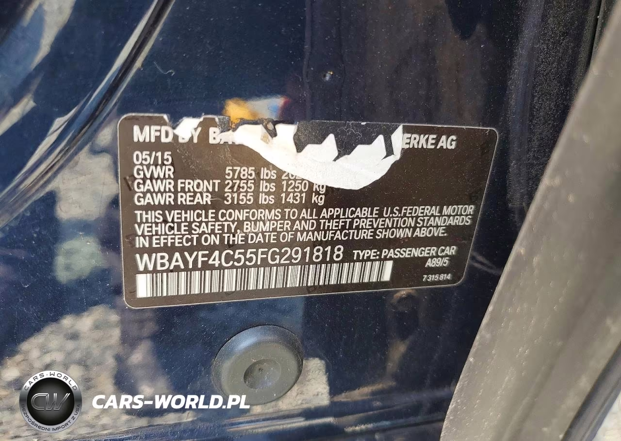 2015 BMW 740Li xDrive VIN:WBAYF4C55FG291818 - 12