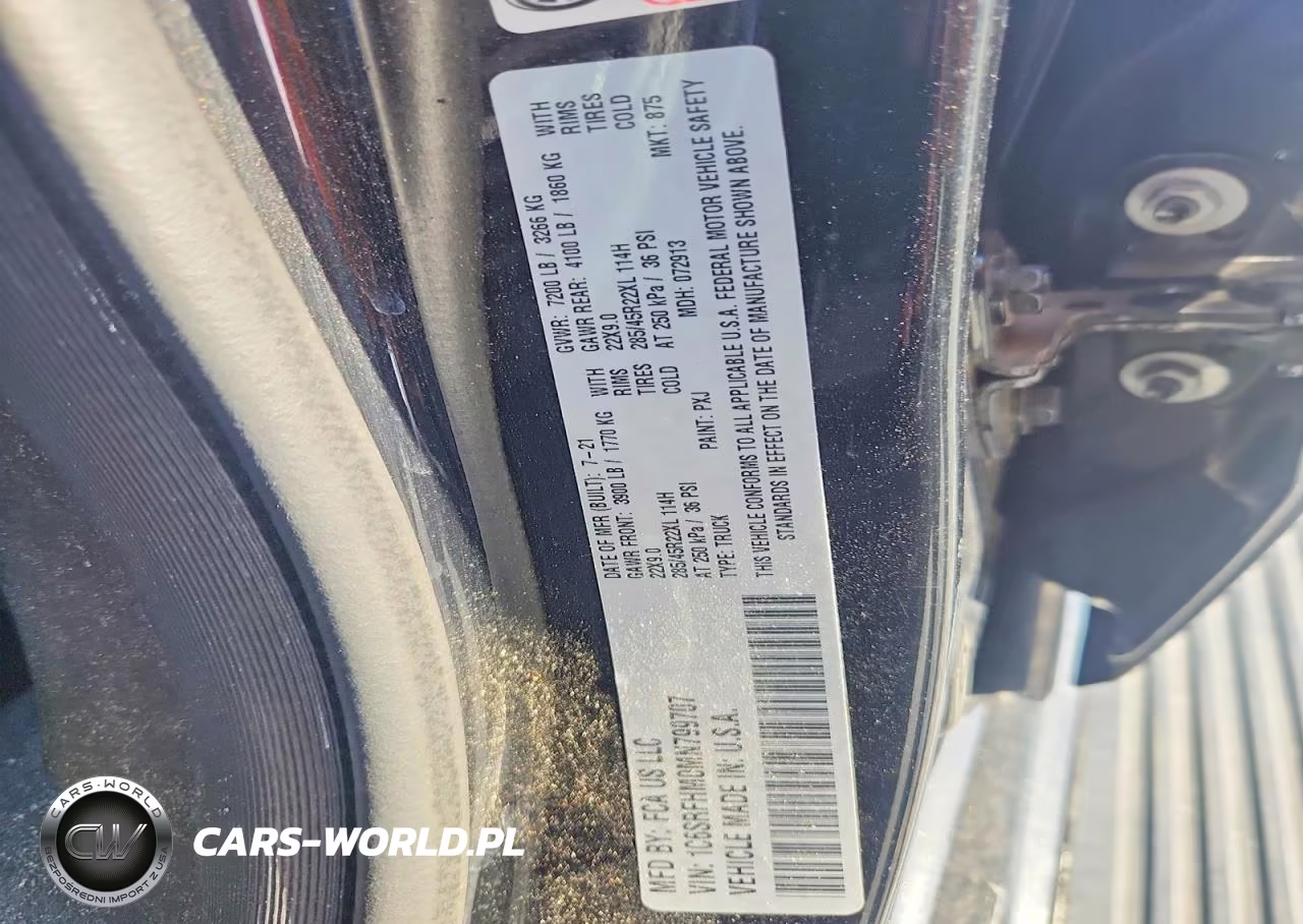 2021 Ram 1500 Limited VIN:1C6SRFHM0MN799707 - 12