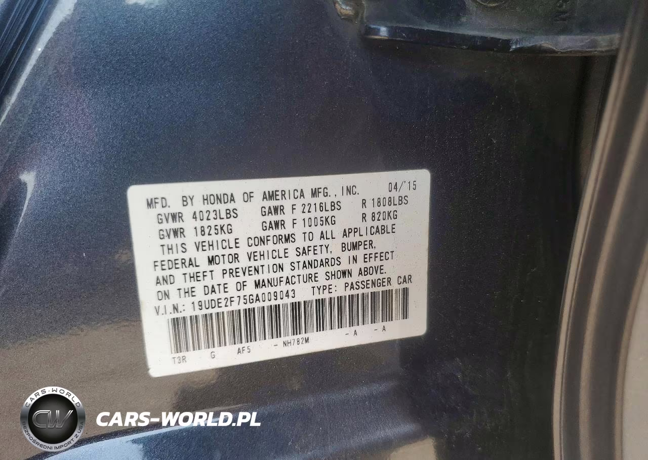 2016 Acura Ilx Premium VIN:19UDE2F75GA009043 - 12