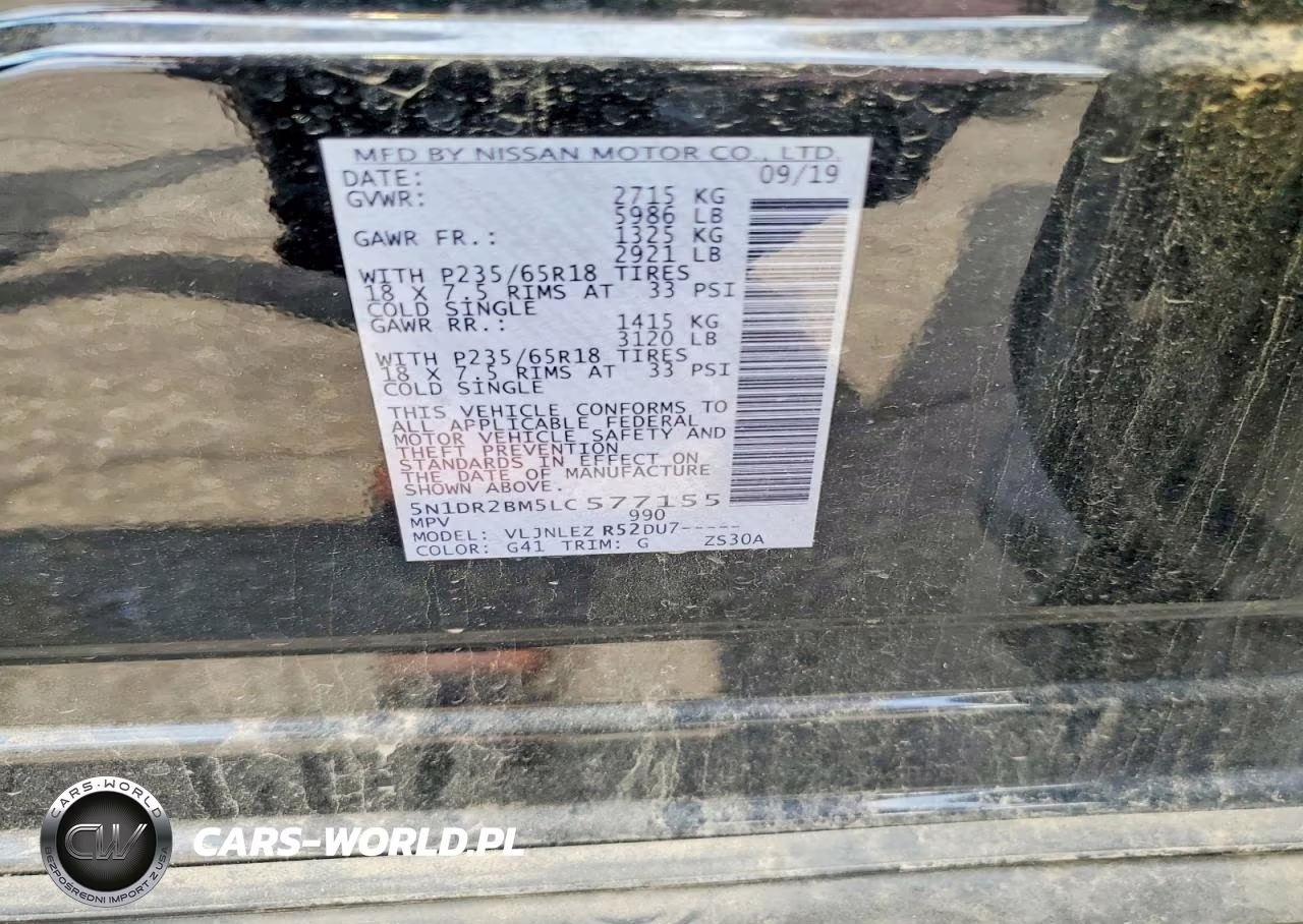 2020 Nissan Pathfinder Sv VIN:5N1DR2BM5LC577155 - 12