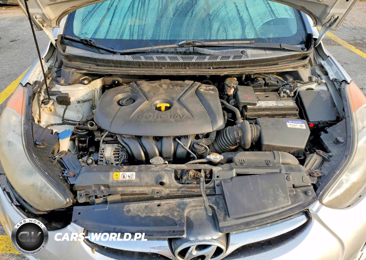 2013 Hyundai Elantra Gls VIN:KMHDH4AE6DU846333 - 11