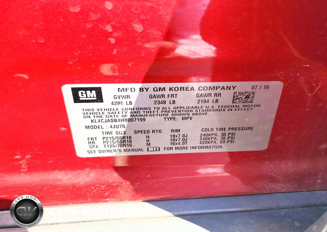 2017 Buick Encore Preferred VIN:KL4CJASB4HB007199 - 13