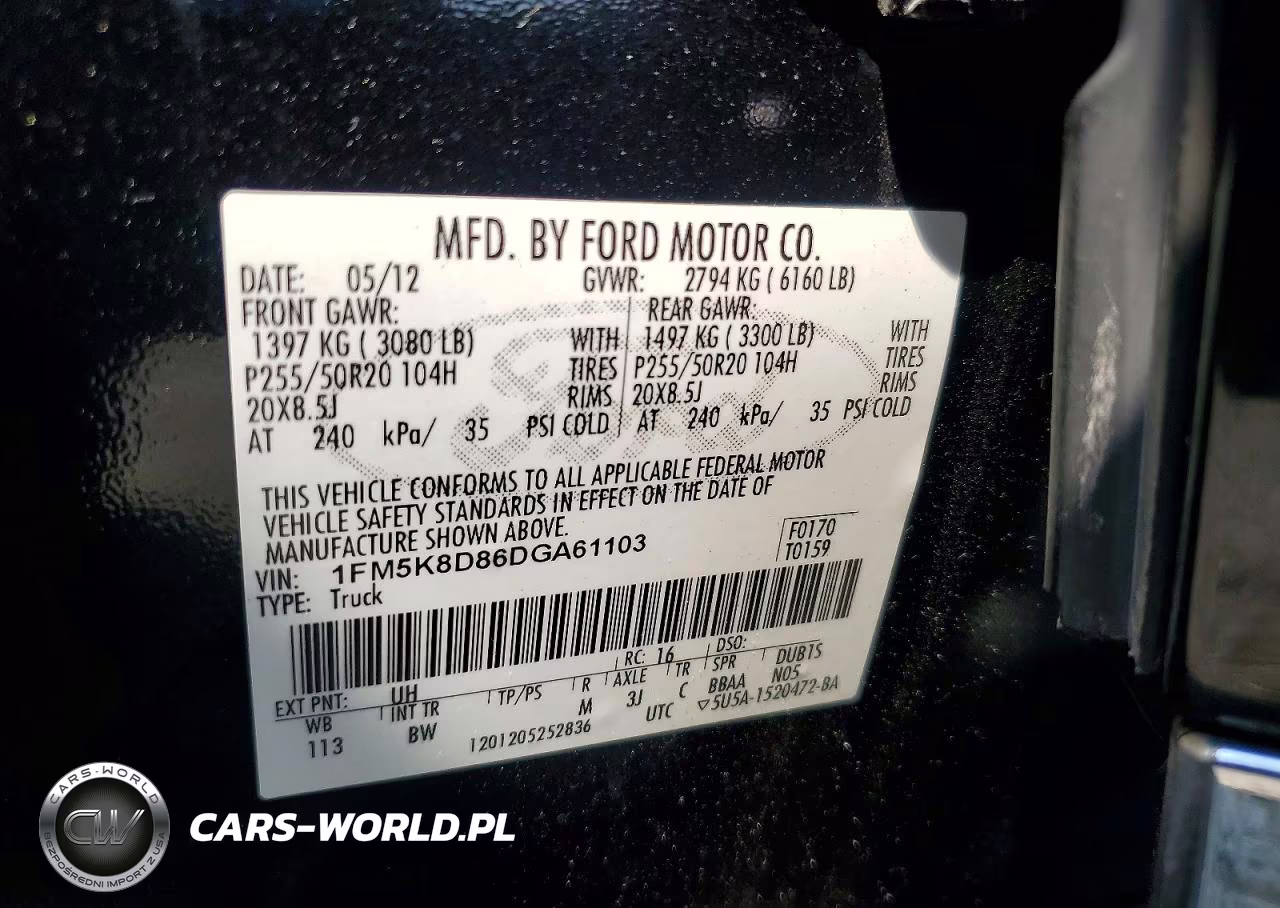 2013 Ford Explorer Xlt VIN:1FM5K8D86DGA61103 - 13