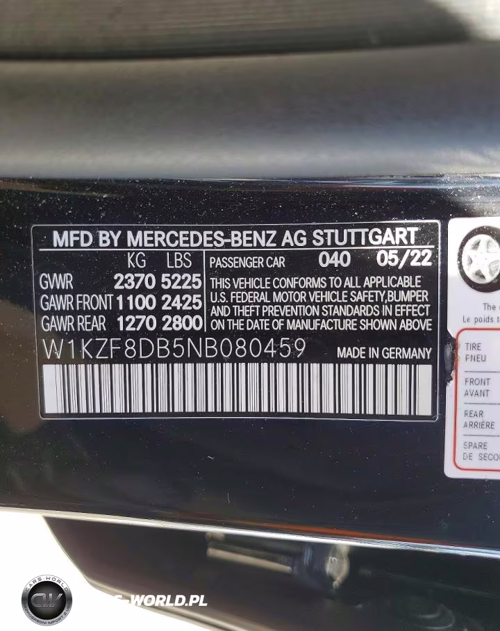 2022 Mercedes-Benz E 350 VIN:W1KZF8DB5NB080459 - 12