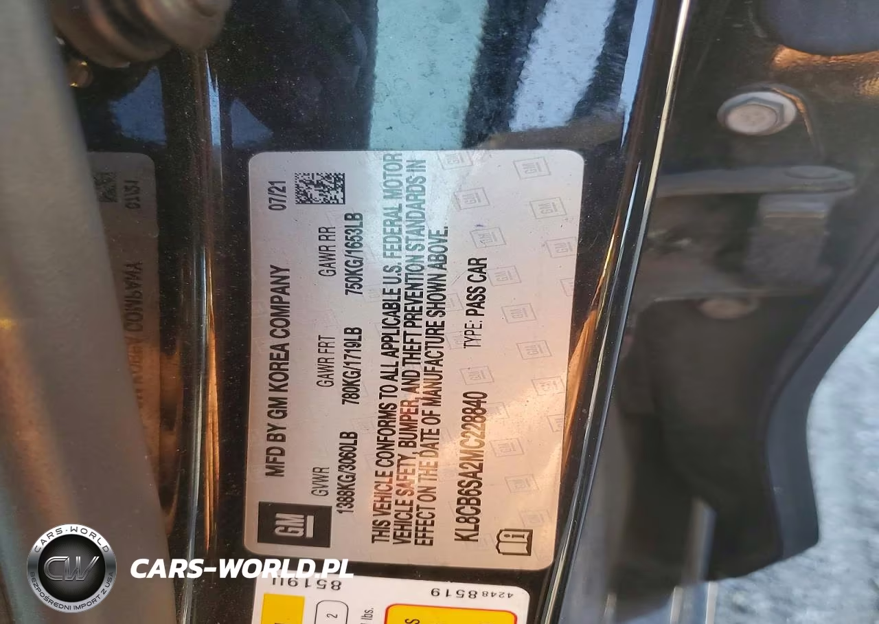 2021 Chevrolet Spark Ls VIN:KL8CB6SA2MC228840 - 12