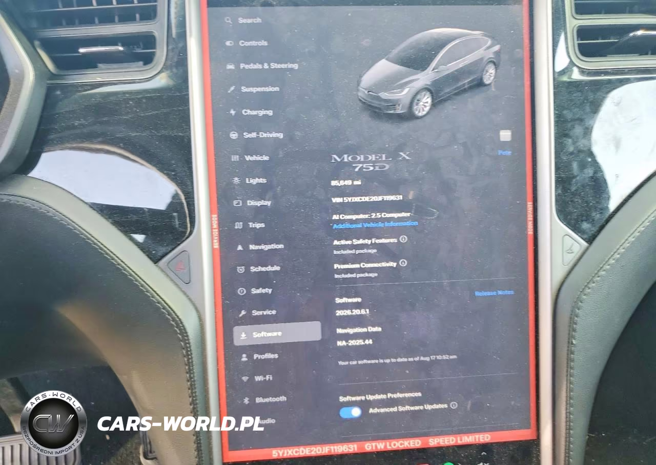 2018 Tesla Model X VIN:5YJXCDE20JF119631 - 9
