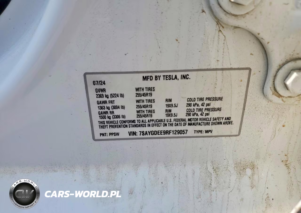 2024 Tesla Model Y VIN:7SAYGDEE9RF129057 - 12
