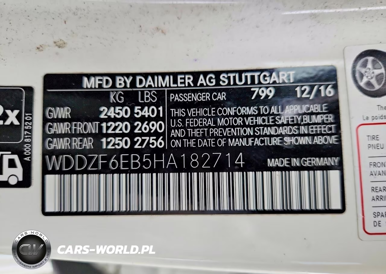2017 Mercedes-Benz E 43 4Matic Amg VIN:WDDZF6EB5HA182714 - 12