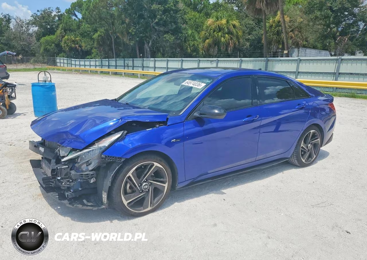 2023 Hyundai Elantra N Line VIN:KMHLR4AF1PU491271 - 1