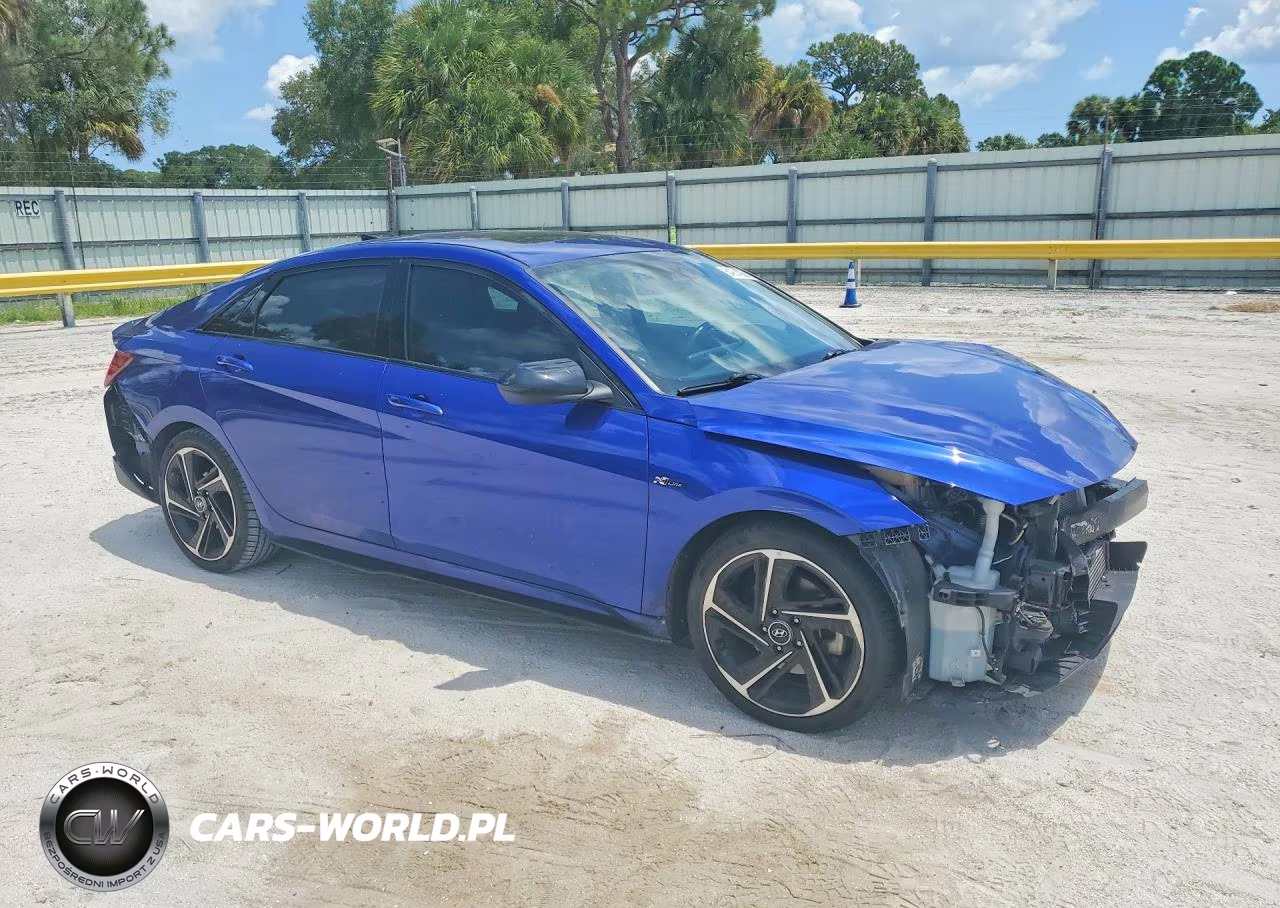 2023 Hyundai Elantra N Line VIN:KMHLR4AF1PU491271 - 4