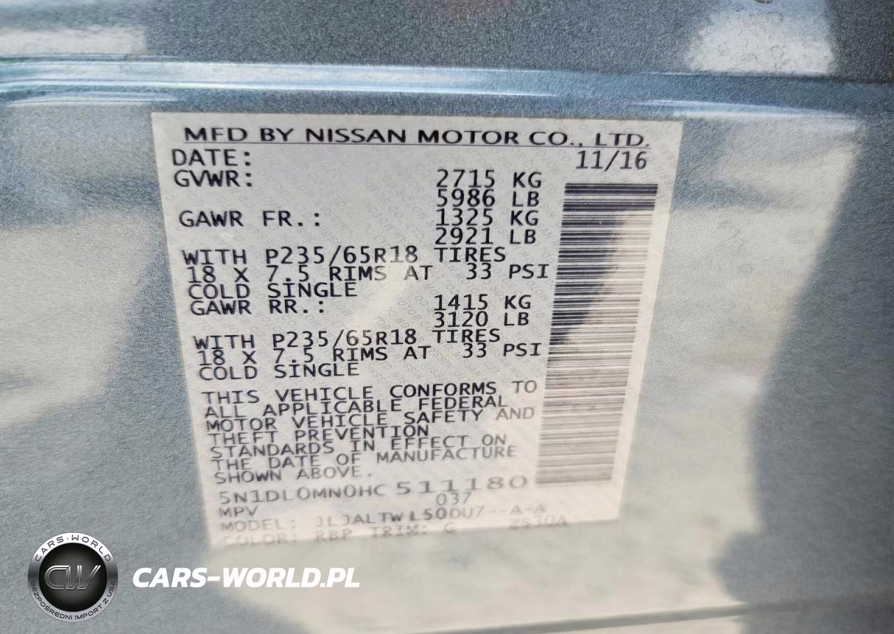 2017 Infiniti Qx60 Base VIN:5N1DL0MN0HC511180 - 14