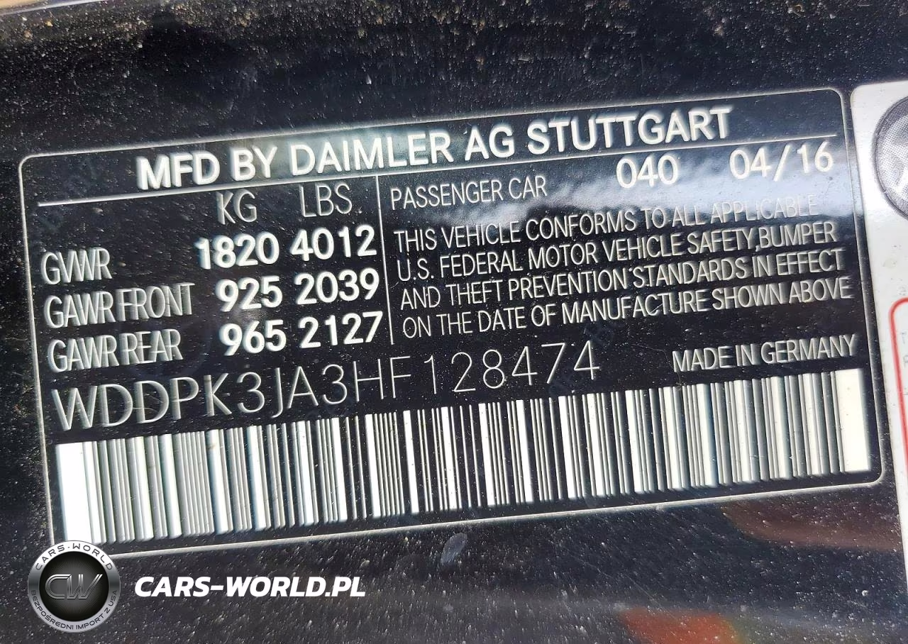 2017 Mercedes-Benz Slc 300 VIN:WDDPK3JA3HF128474 - 12