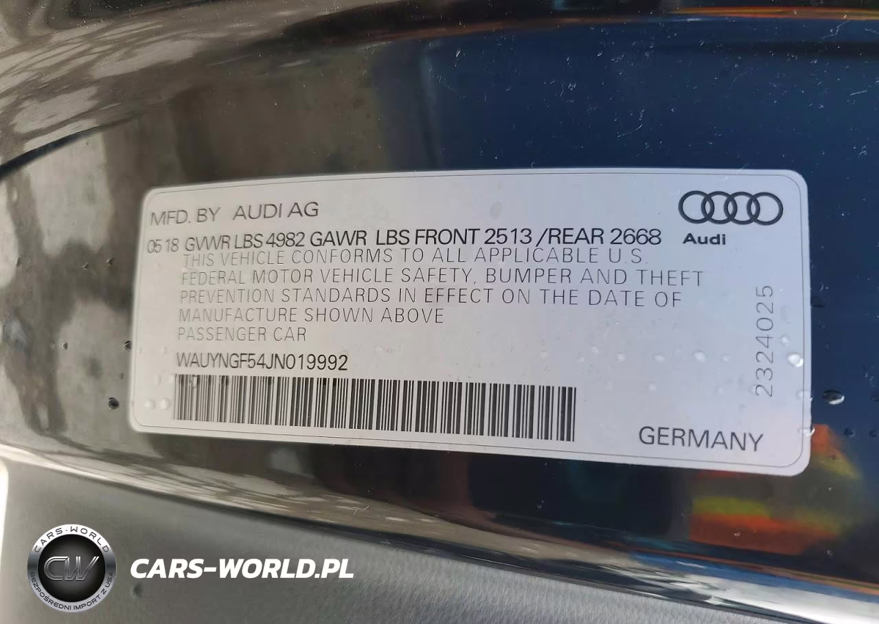 2018 Audi A5 Premium Plus VIN:WAUYNGF54JN019992 - 13