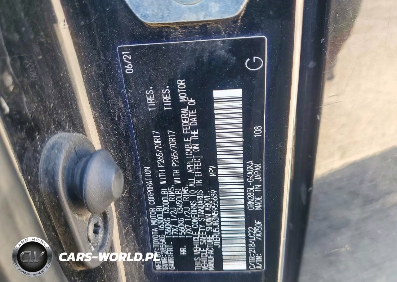 2021 Toyota 4Runner Trd Off-Road Premium VIN:JTERU5JR3M5955689 - 13