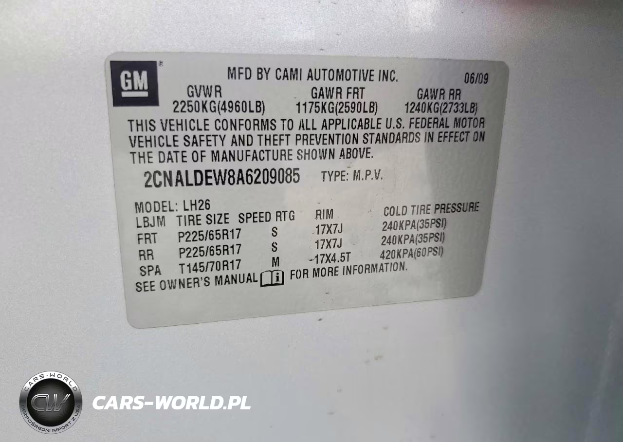 2010 Chevrolet Equinox Lt VIN:2CNALDEW8A6209085 - 14