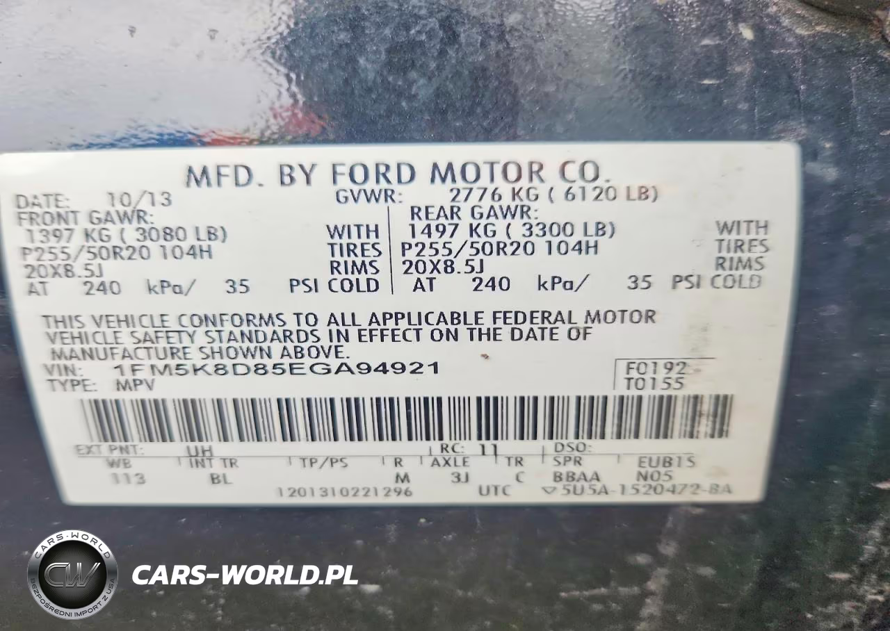 2014 Ford Explorer Xlt VIN:1FM5K8D85EGA94921 - 13