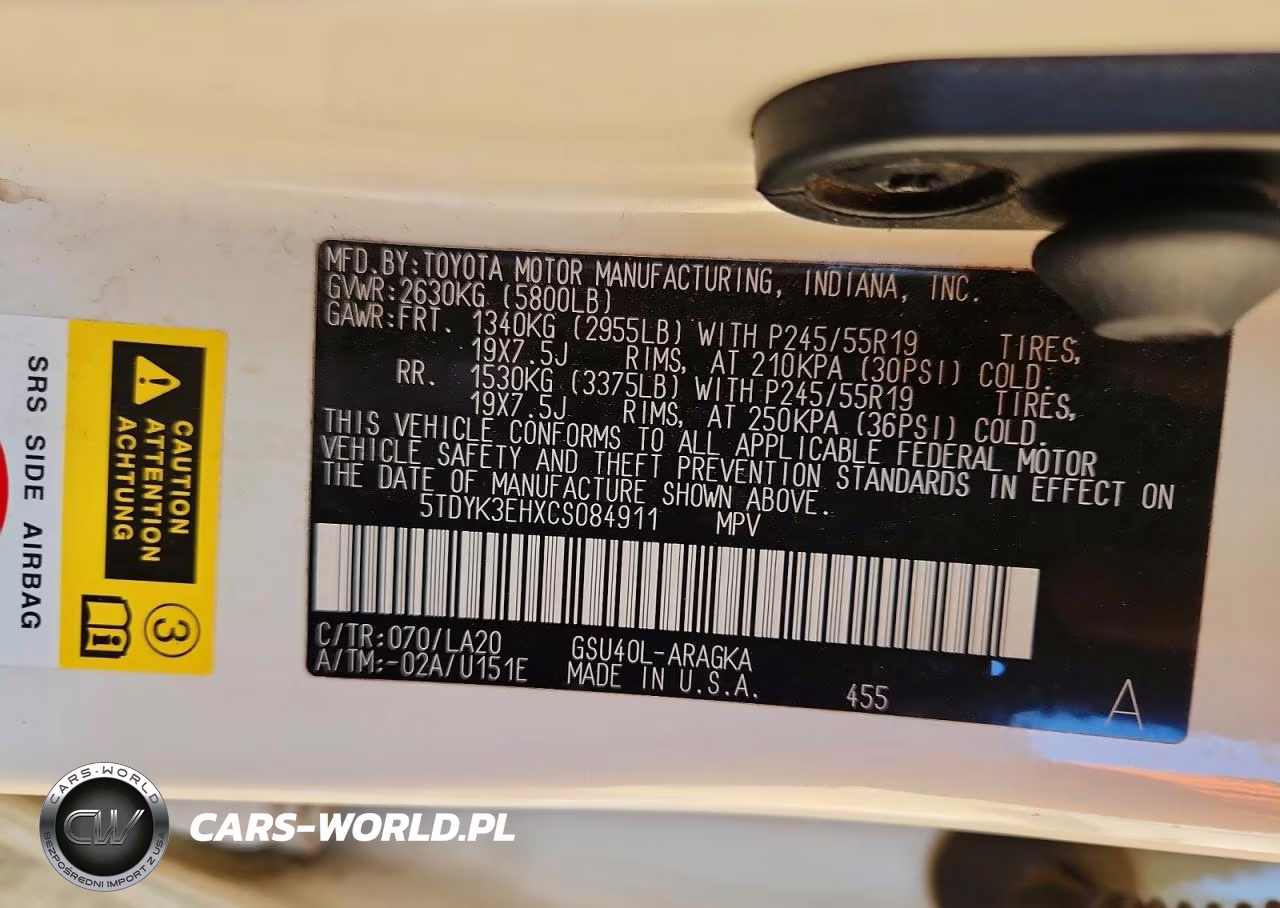2012 Toyota Highlander Limited VIN:5TDYK3EHXCS084911 - 13