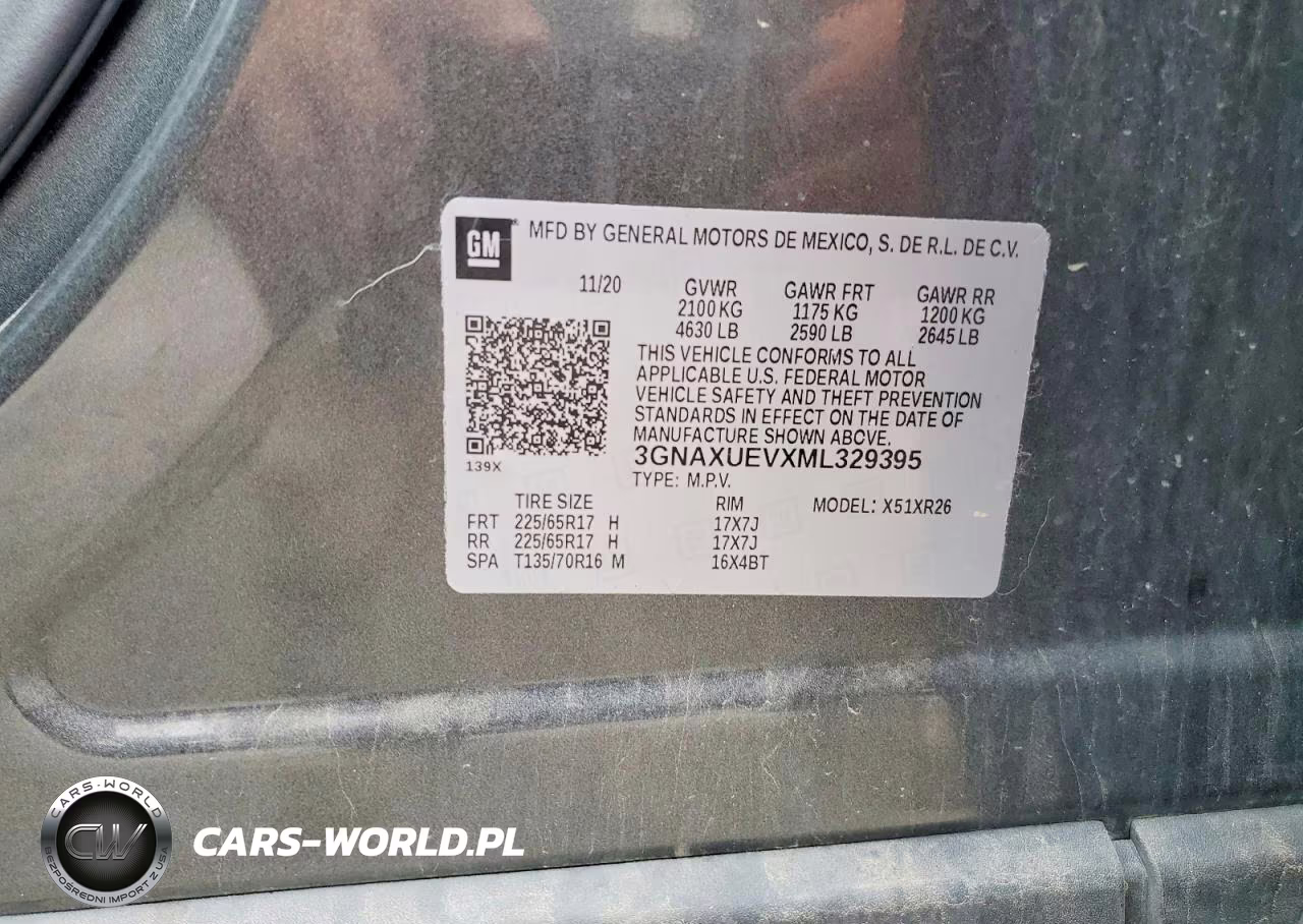 2021 Chevrolet Equinox Lt VIN:3GNAXUEVXML329395 - 14