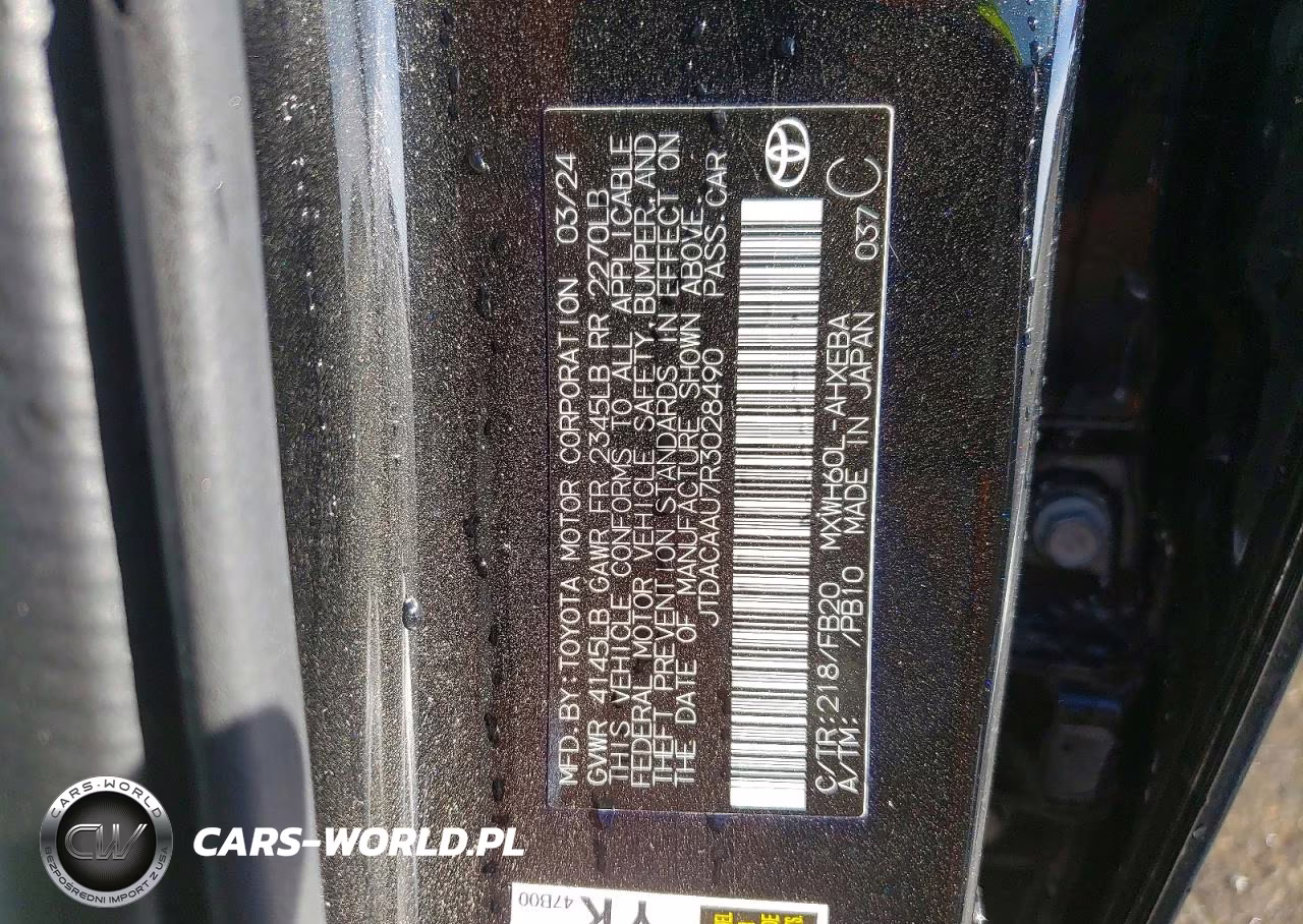 2024 Toyota Prius Le VIN:JTDACAAU7R3028490 - 13