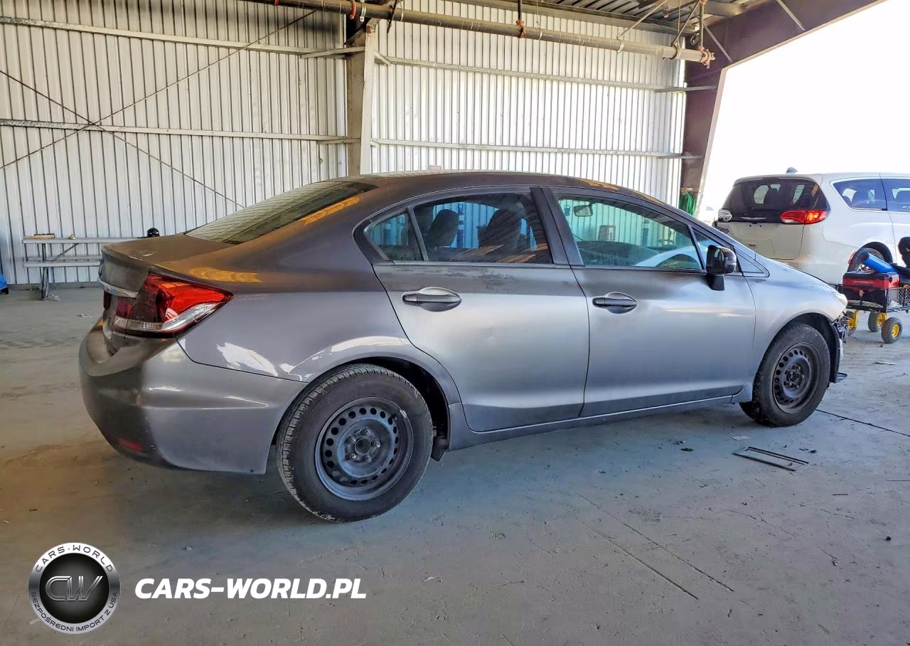 2014 Honda Civic Lx VIN:19XFB2F55EE209624 - 3