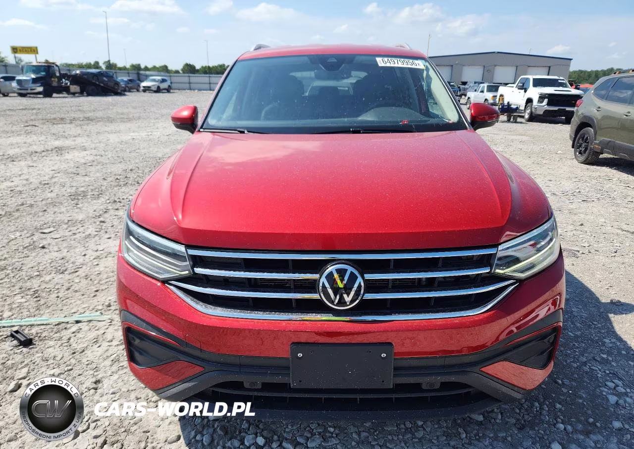2022 Volkswagen Tiguan Se VIN:3VV2B7AX2NM125269 - 5