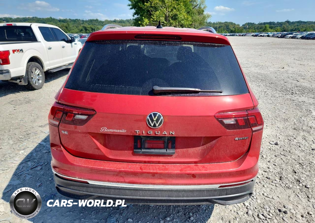 2022 Volkswagen Tiguan Se VIN:3VV2B7AX2NM125269 - 6