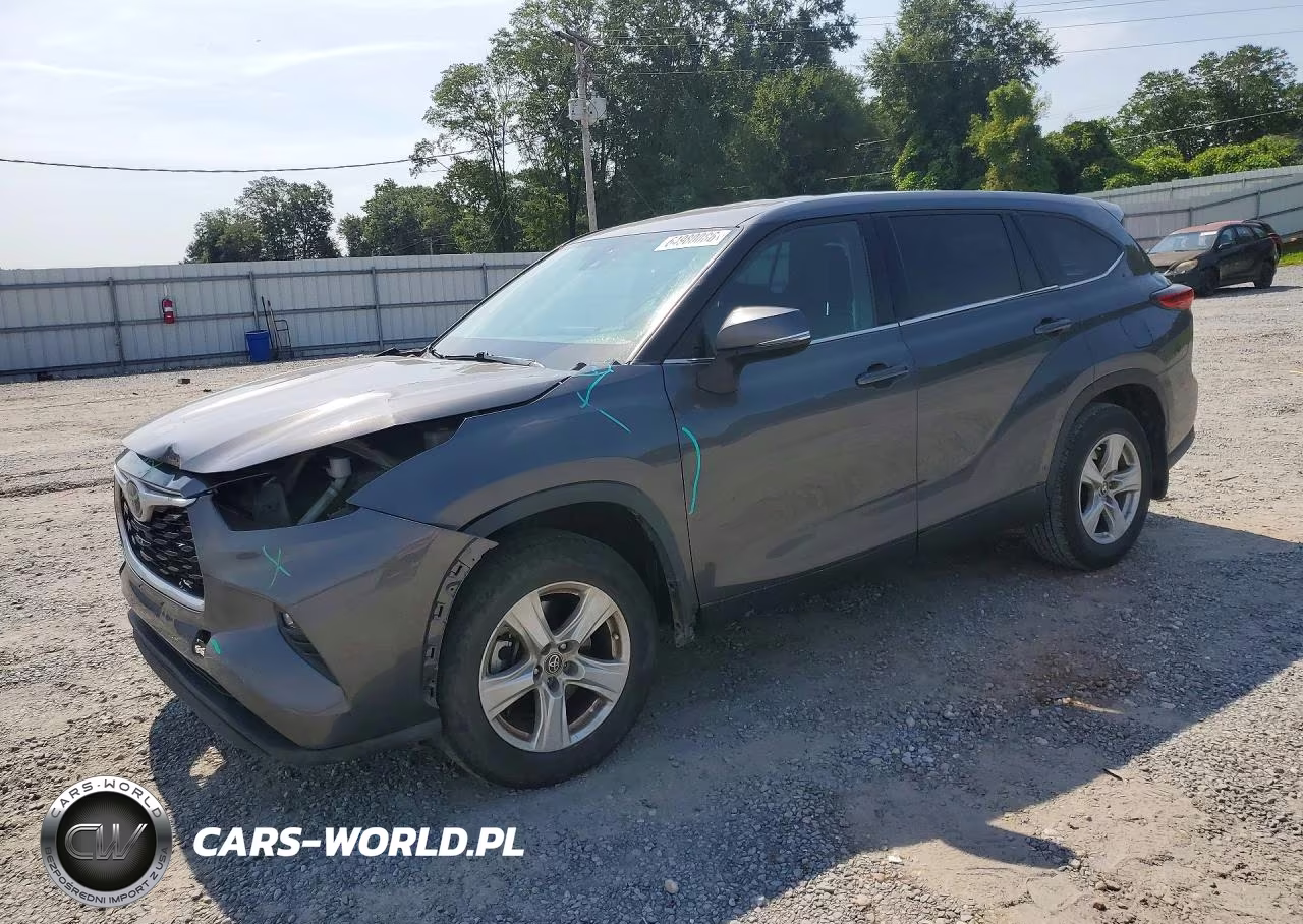 2022 Toyota Highlander Le VIN:5TDBZRBH2NS578224 - 1