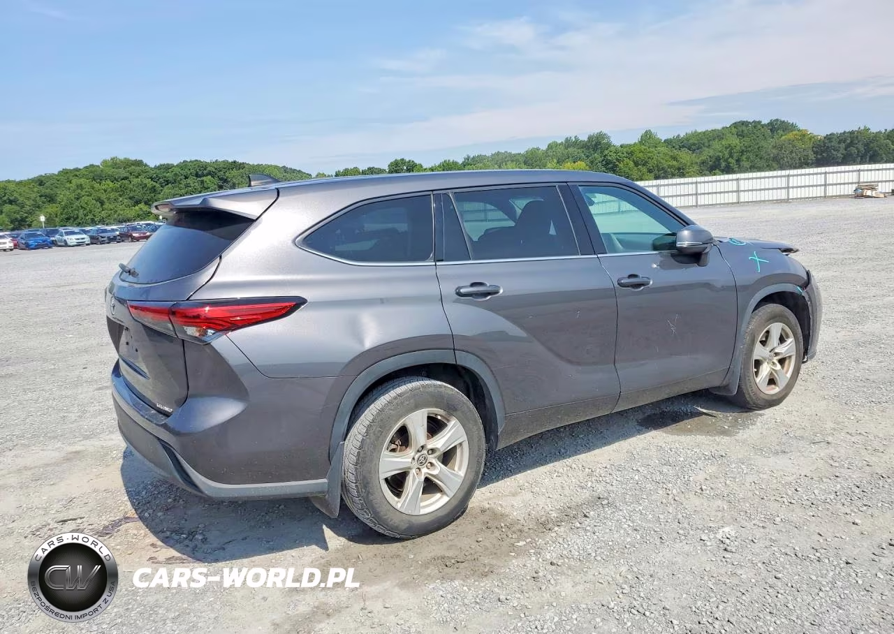2022 Toyota Highlander Le VIN:5TDBZRBH2NS578224 - 3