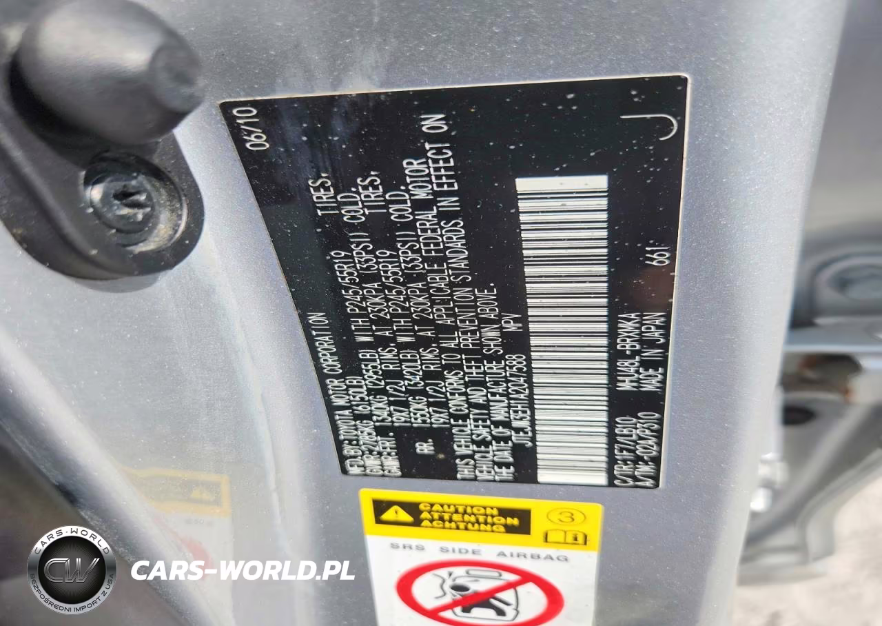 2010 Toyota Highlander Hybrid Limited VIN:JTEJW3EH1A2047588 - 13