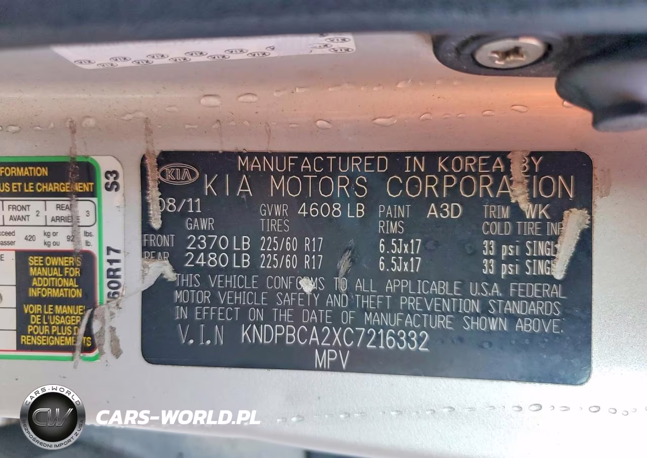 2012 Kia Sportage Lx VIN:KNDPBCA2XC7216332 - 13