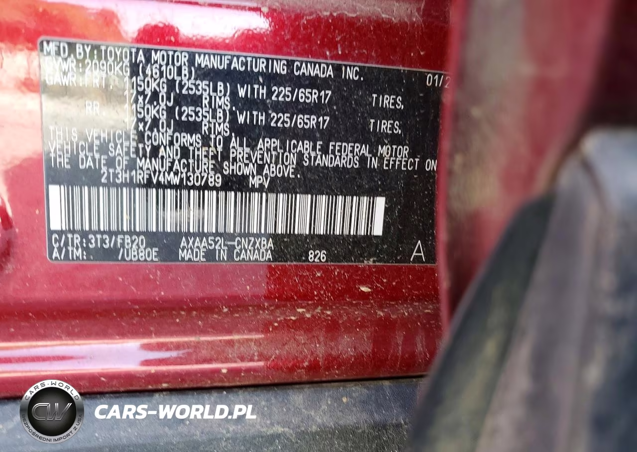 2021 Toyota Rav4 Le VIN:2T3H1RFV4MW130789 - 12