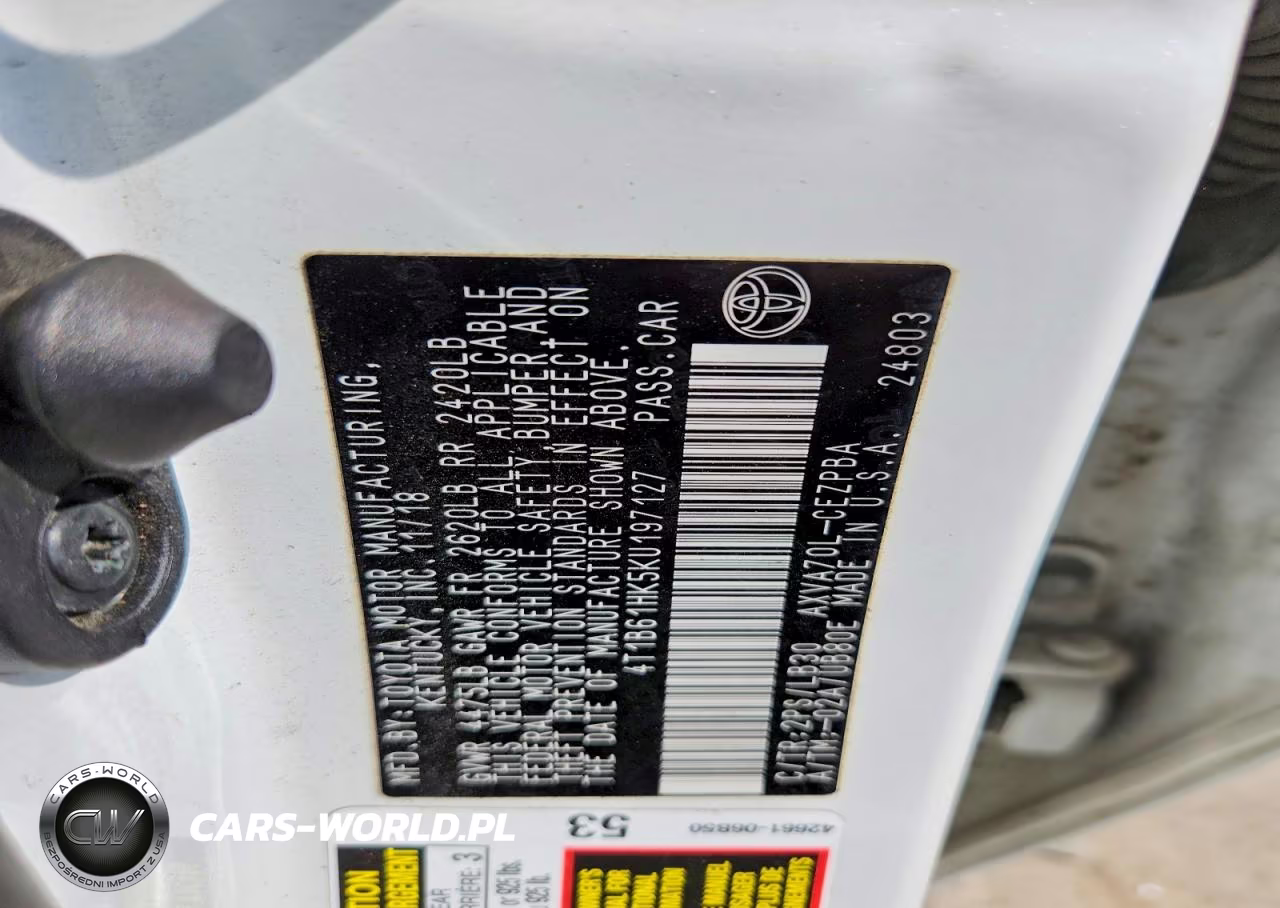 2019 Toyota Camry Xse VIN:4T1B61HK5KU197127 - 12