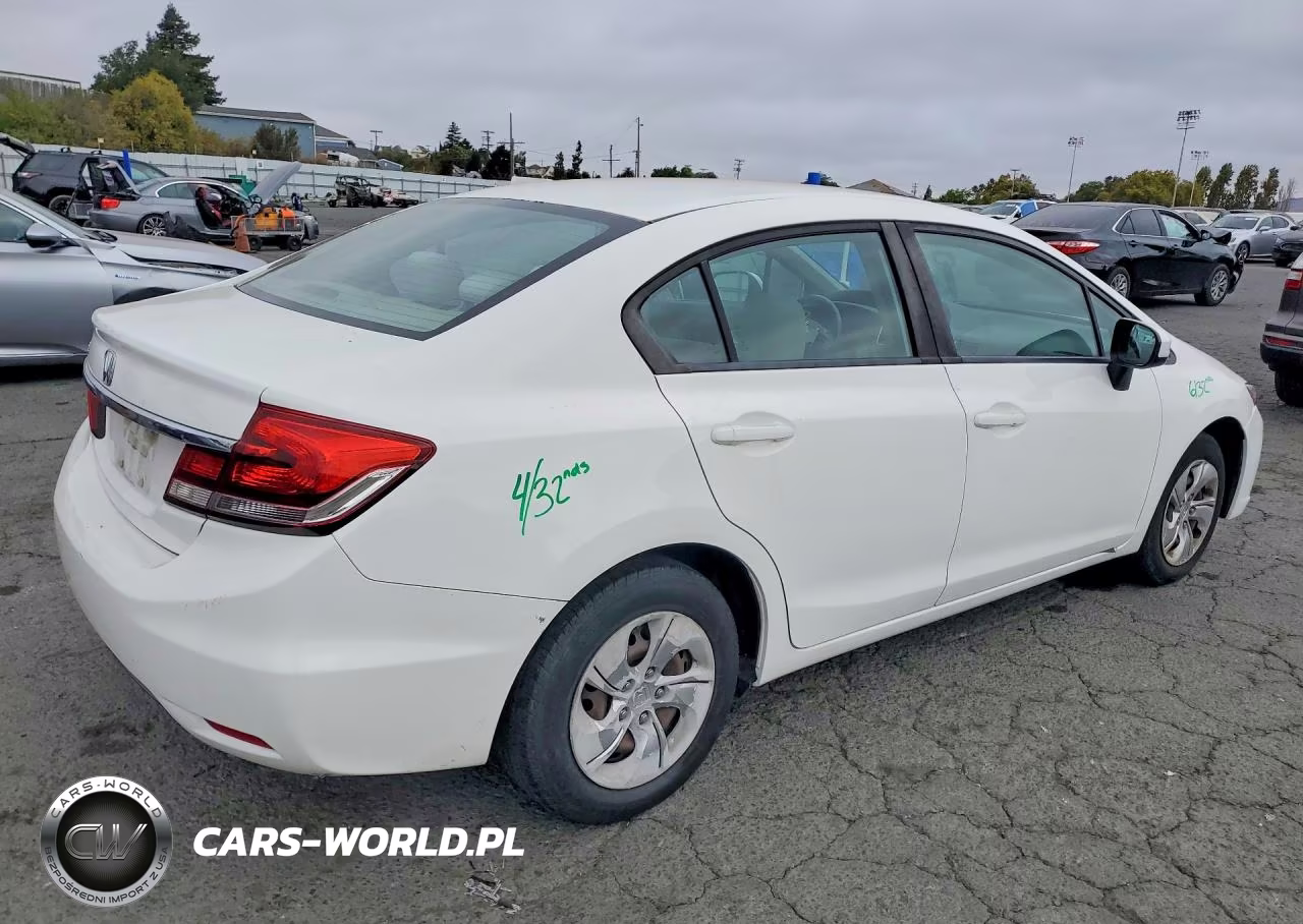 2015 Honda Civic Lx VIN:19XFB2F55FE700843 - 3