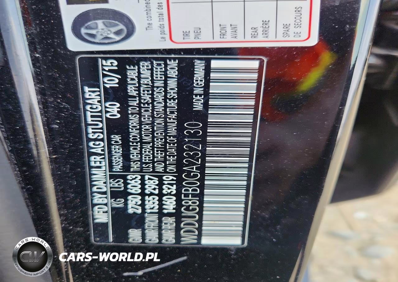 2016 Mercedes-Benz S 550 4Matic VIN:WDDUG8FB0GA232130 - 12