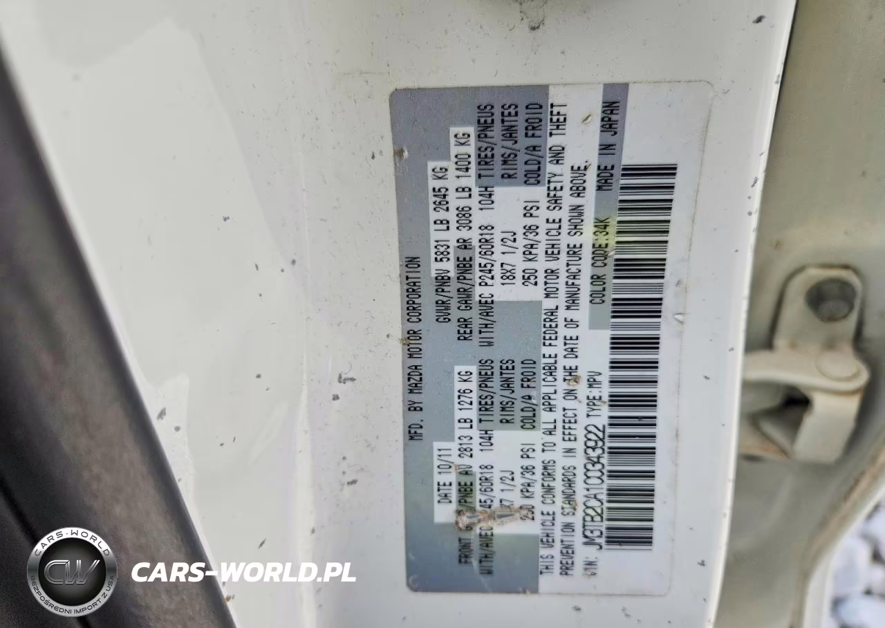 2012 Mazda Cx-9 VIN:JM3TB2CA1C0343922 - 13