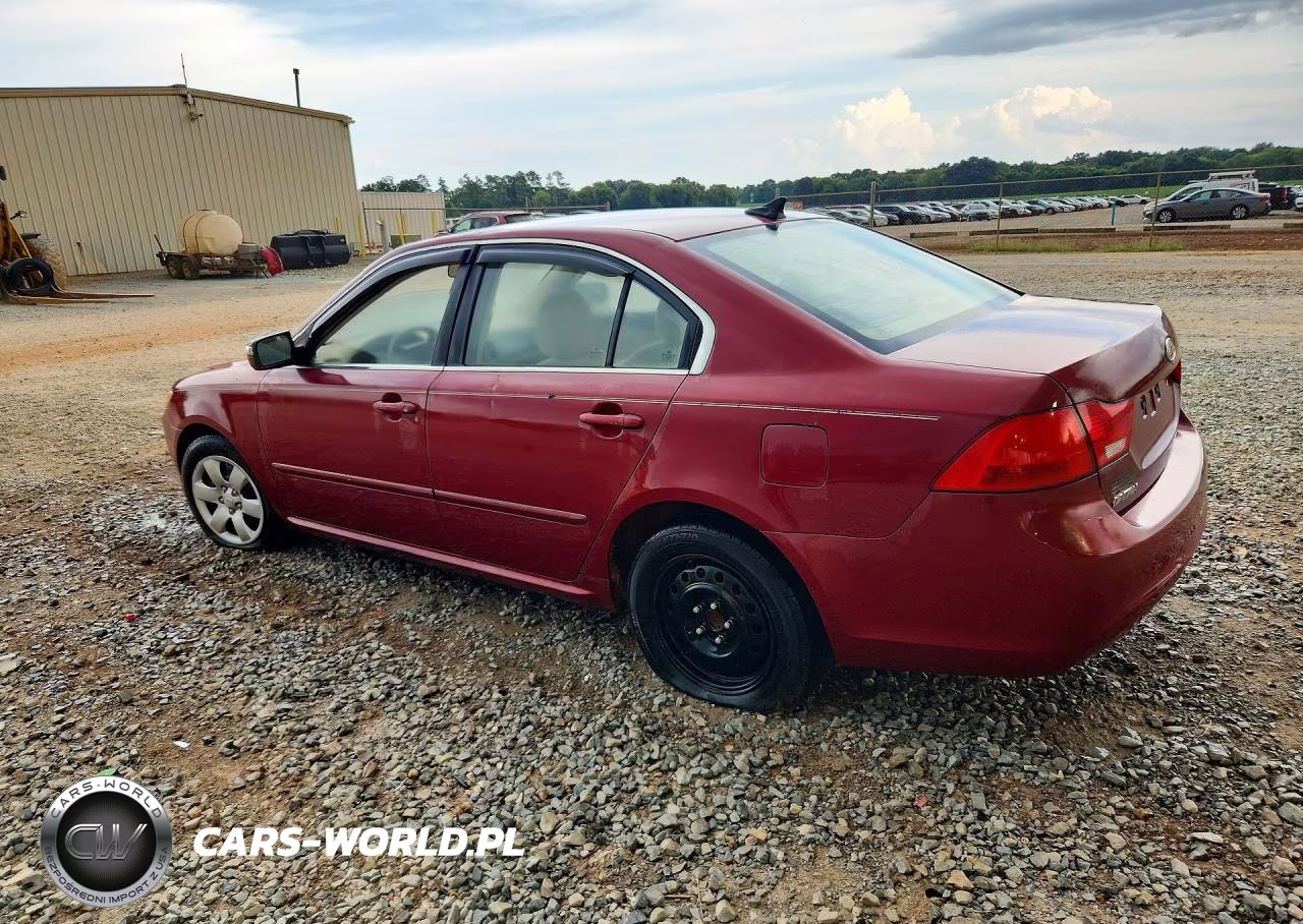 2009 Kia Optima Lx VIN:KNAGE228X95303542 - 2