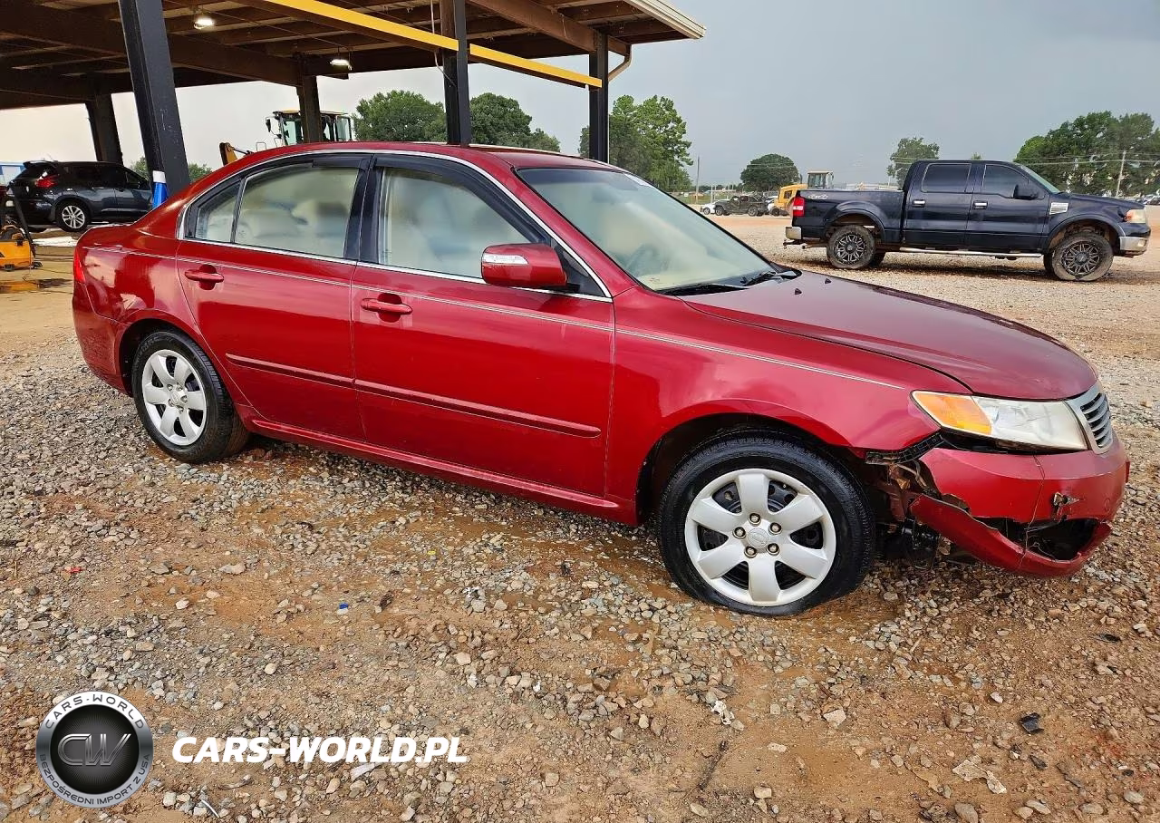 2009 Kia Optima Lx VIN:KNAGE228X95303542 - 4