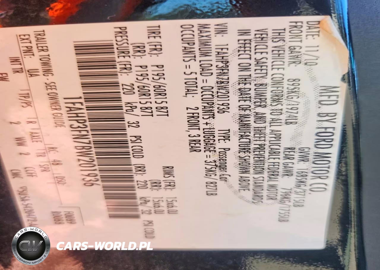 2011 Ford Focus Se VIN:1FAHP3FN7BW201936 - 13