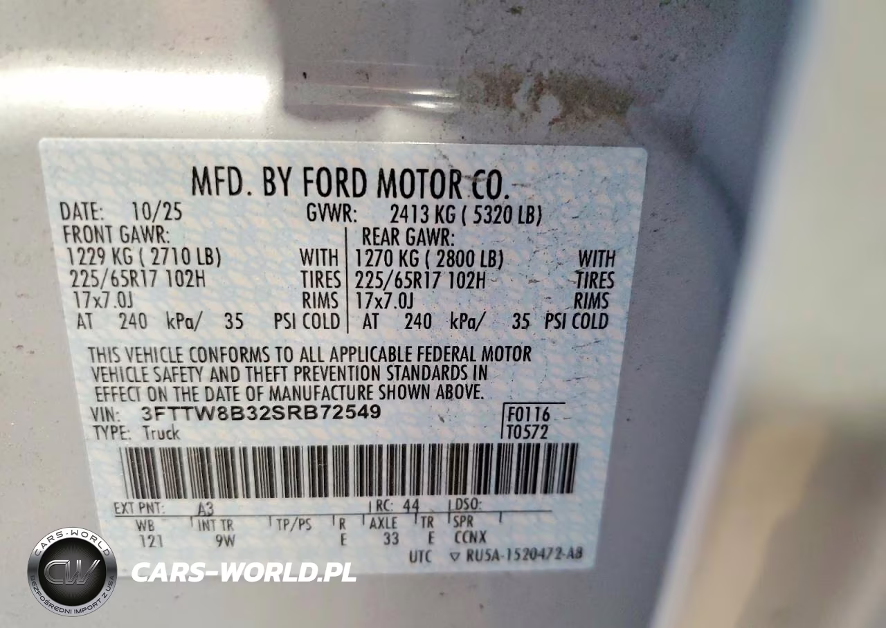 2025 Ford Maverick Xl VIN:3FTTW8B32SRB72549 - 12