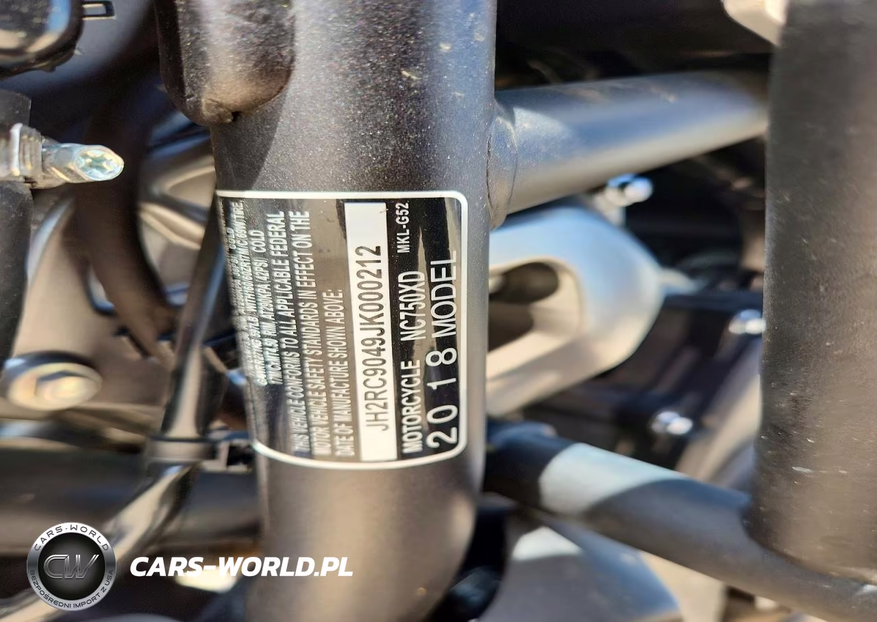 2018 Honda Nc750 Xd VIN:JH2RC9049JK000212 - 9